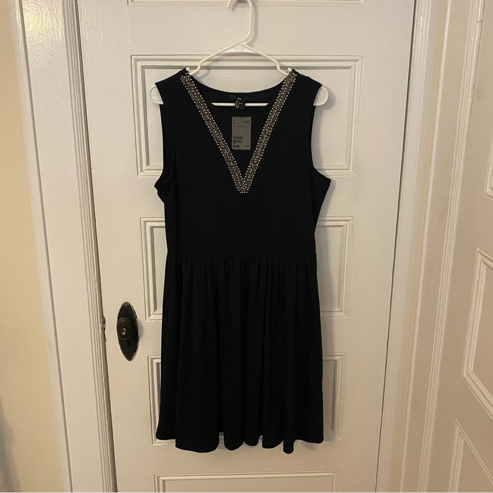 NWT H&M Dress black size L - Picture 1 of 4